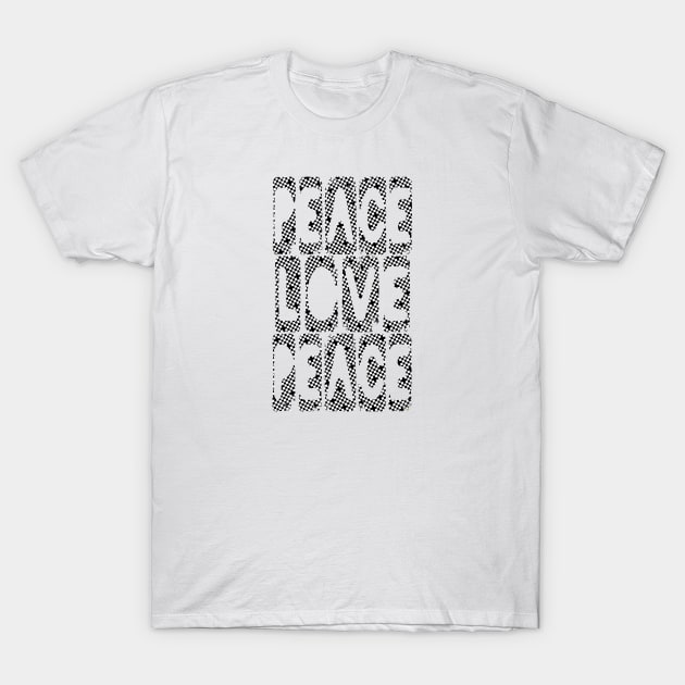 Peace Love Harmony T-Shirt by PlanetMonkey